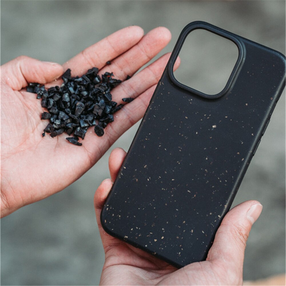 Shockproof Matte Wheat Straw Silicone Case For iPhone 15 Series