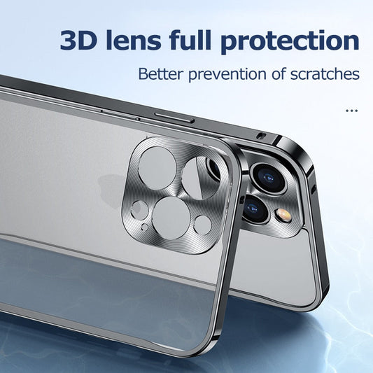 3D Luxury Aluminium Frame Lens Protection Case